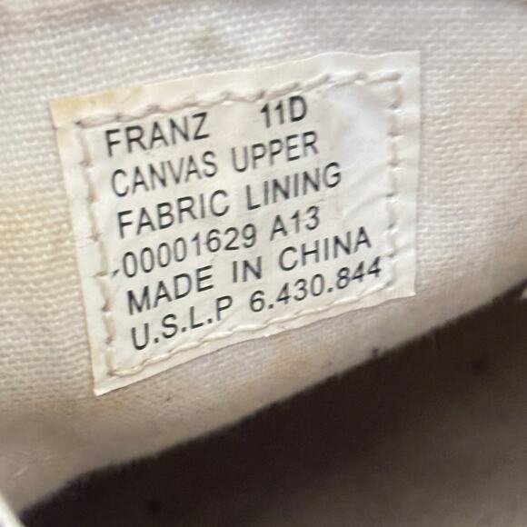 Ralph Lauren Polo Franz Boat Shoes Mens 11D Khaki Navy Driving Beach Resort Prep - Picture 9 of 9